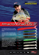 Laden Sie das Bild in den Galerie-Viewer, Attractor Shad DS 3" by Fish Action