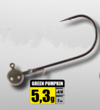 Laden Sie das Bild in den Galerie-Viewer, Wolram (Tungsten) Bleikopf 4-0 / Tungsten Jighead 4-0 by BFT