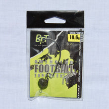 Laden Sie das Bild in den Galerie-Viewer, Swinging Football Wolfram (Tungsten) Bleikopf 3-0 / Jig Head 3-0 by BFT