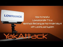 Laden und Abspielen von Videos im Galerie-Viewer, Echolot Halter / Fish Finder Mount m./w. LockNLoad f. Lowrance /Raymarine by YakAttack
