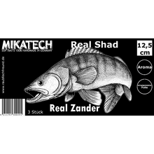 Laden Sie das Bild in den Galerie-Viewer, MIKATECH Real Shad 12,5 cm Real Zander Folie