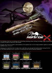 Attractor Shad Evo 3" and 5" by Revenge X