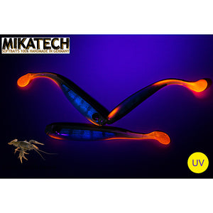 MIKATECH Real Shad 12,5 cm Real Barsch Folie / Real perch foil UV